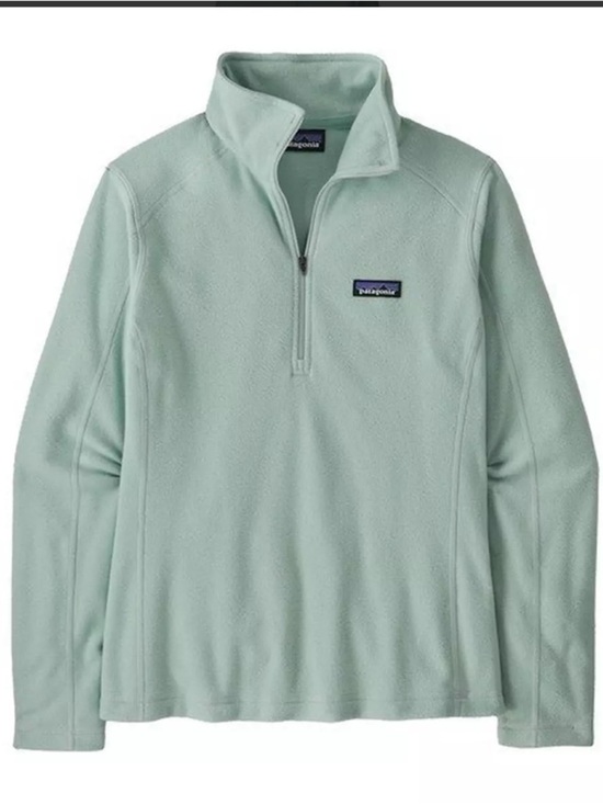 Patagonia Tops - Patagonia Ahnya 1/4 Zip Pullover Large NWT Ellwood Green Micro D Fleece